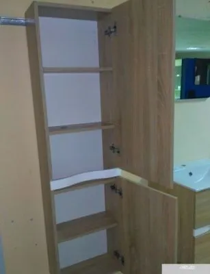 Belux Шкаф-пенал Терра-Бергамо ПН 40 (дуб сонома светлый)