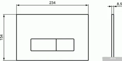 Ideal Standard Prosys Frame 120 M R020467+R0121A6