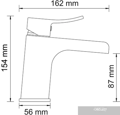 Смеситель Wasserkraft Aller 1069