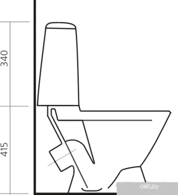 Унитаз Sanita Виктория эконом