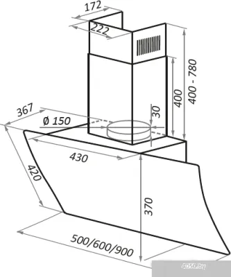 MAUNFELD Sky Star Chef 90 (черный)