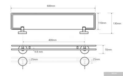 Bemeta Полка Omega 104102212