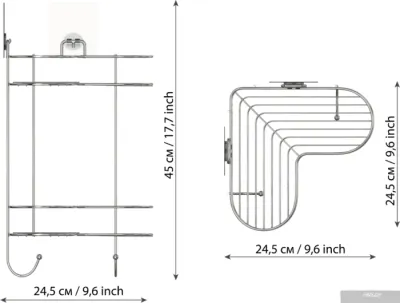 Kleber Этажерка Lite KLE-LT083
