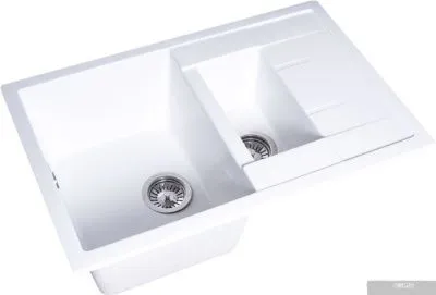 Кухонная мойка GranAlliance G-51 (молоко, без сифона)