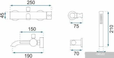 Rea Lungo REA-B6641 (хром)
