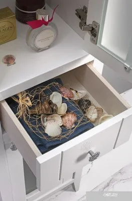 Belux Шкаф Дуглас П30-01 (1, белый глянцевый)