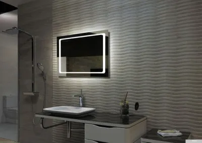 Пекам Зеркало с подсветкой Sandi 80x60 (с сенсором на движение)