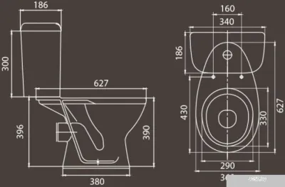 Унитаз Santeri Pro 1.P215.5.S00.00B.F