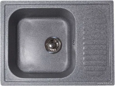Кухонная мойка GranAlliance G-23 (темно-серый, без сифона)