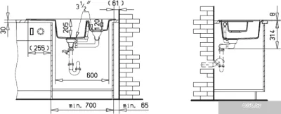 Кухонная мойка TEKA Astral 70 E-TG Серый Шелк [40143544]