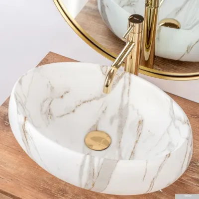 Умывальник Rea Linda (лава матовый)