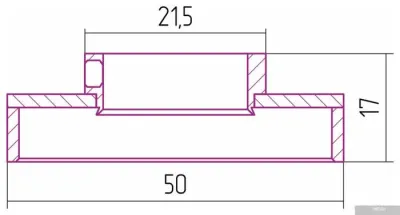 Сунержа TUBE 1/2 (21.3 мм) 00-1029-0001