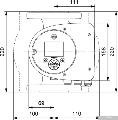 Насос Grundfos Magna3 32-40 F