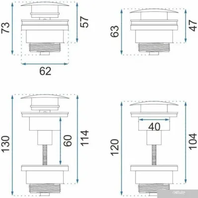 Rea Klik-Klak REA-A8541 (розовое золото)