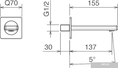 Излив La Torre Profili 45244