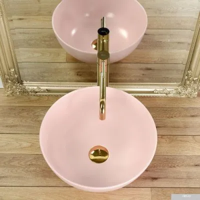 Умывальник Rea Stella (коралловый матовый)