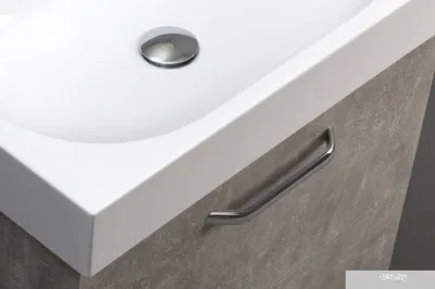 Belux Тумба под умывальник Стокгольм НП 80-02 (31, бетон чикаго светло-серый)