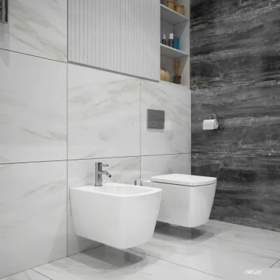 Унитаз Lavinia Boho Relfix Aveo Rimless 7 в 1 87050210 (хром пластик)