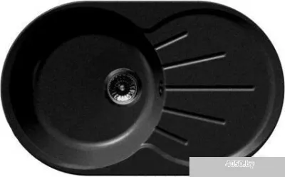 Кухонная мойка GranFest GF-R750L (черный)