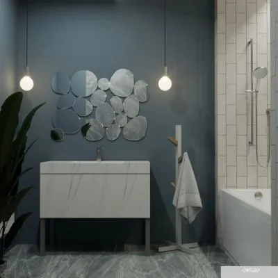 Ванна 1AcReal Тори 160х70 (с каркасом и экраном)