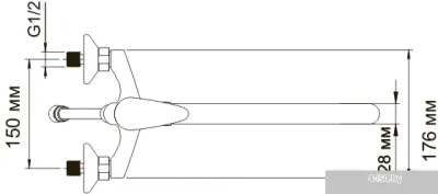 Смеситель Wasserkraft Isen 2602L