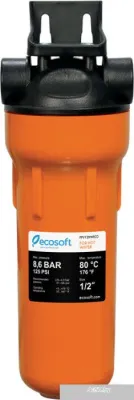 Проточный фильтр ECOSOFT механической очистки для горячей воды 1/2