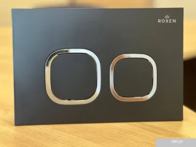 Roxen Cube One Rimless 6 в 1 StounFix Slim 543879 (кнопка: черный матовый)