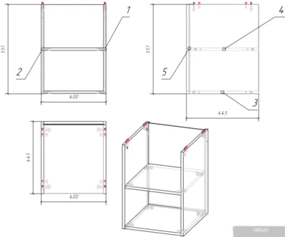 Cersanit Модуль для тумбы Moduo 40 MD-MOD40-SZ