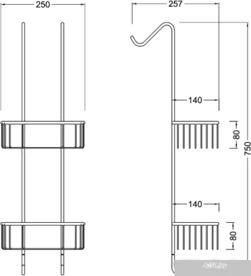 Timo Этажерка Nelson 160084/02 (антик)