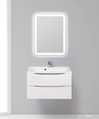 BelBagno Тумба под умывальник Marino-800-2C-SO-BL-P (bianco lucido)