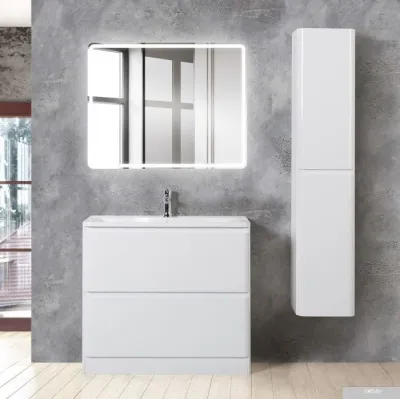 BelBagno Тумба под умывальник Albano-900-2C-PIA-BL (белый глянец)