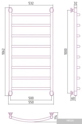 Сунержа Галант+ 1000х500 032-0200-1050