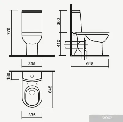 Унитаз Sanita Luxe Next SL DM NXTSLCC01040622