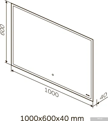 AM.PM Зеркало Spirit 2.0 100 M71AMOX1001SA