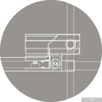 Cezares SLIDER-B-1-100/110-GRIGIO-Cr