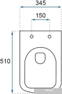 Унитаз Rea Tino Rimless REA-C2630