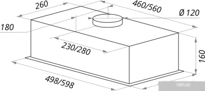 MAUNFELD Crosby Light (C) 60 Gl (нержавеющая сталь)