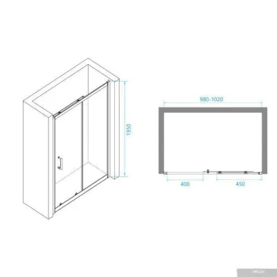 RGW PA-14 41081410-51 100 (хром/шиншилла стекло)