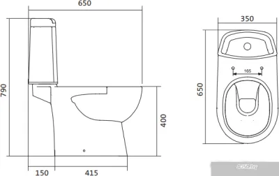 Унитаз Santek Остин 1.WH30.2.419