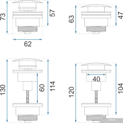 Rea Klik-Klak A5217 (хром)