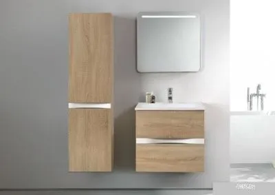 Belux Шкаф-пенал Терра-Бергамо ПН 40 (дуб сонома светлый)