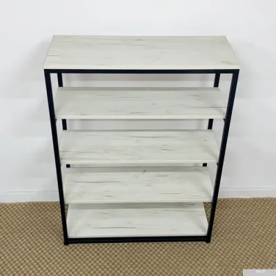 Millwood Лофт CH-5 900x300x1100 (дуб белый craft/черный)