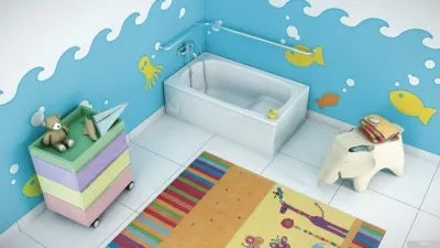 Ванна BLB Europa Mini 105x70 (с сиденьем и ножками)