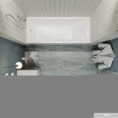 Ванна 1AcReal Тори 150х70 (с каркасом)