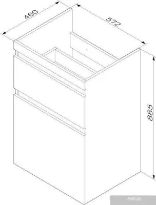 AM.PM Тумба под умывальник X-Joy M85AFSX0602WG