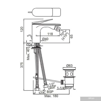 Jaquar Laguna LAG-CHR-91213B