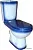 Унитаз Rosa Комфорт (синий)