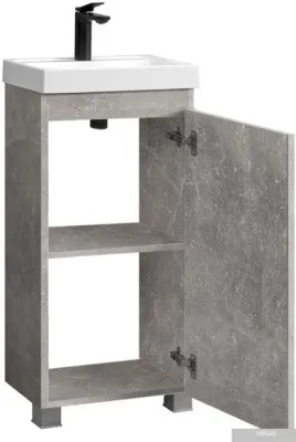 Belux Тумба под умывальник Париж Н 40 (31, бетон чикаго светло-серый)