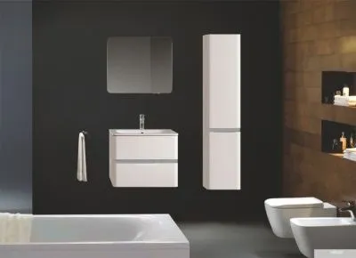 Belux Тумба под умывальник Терра-Бергамо НП60-02 (1 белый глянец)