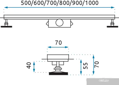 Трап/канал Rea Pure Neo Pro 60 см